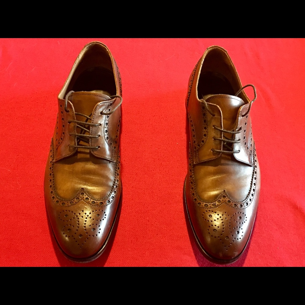 Men’s 10.5D Bruno Magli Parma Wingtips